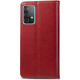 Кожаный чехол книжка GETMAN Gallant (PU) для Samsung Galaxy A52 4G / A52 5G / A52s Красный - фото