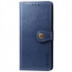 Шкіряний чохол книжка GETMAN Gallant (PU) для Samsung Galaxy A52 4G / A52 5G / A52s Синій - фото
