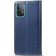 Кожаный чехол книжка GETMAN Gallant (PU) для Samsung Galaxy A52 4G / A52 5G / A52s Синий - фото