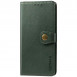 Кожаный чехол книжка GETMAN Gallant (PU) для Samsung Galaxy S21 FE Зеленый