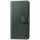 Кожаный чехол книжка GETMAN Gallant (PU) для Samsung Galaxy S21 FE Зеленый - фото