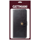 Кожаный чехол книжка GETMAN Gallant (PU) для Samsung Galaxy S21 FE Черный - фото