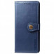Кожаный чехол книжка GETMAN Gallant (PU) для TECNO Spark 8P Синий
