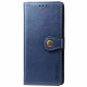 Кожаный чехол книжка GETMAN Gallant (PU) для Samsung Galaxy A13 4G Синий - фото