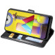 Кожаный чехол книжка GETMAN Gallant (PU) для Samsung Galaxy A13 4G Черный - фото