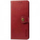 Кожаный чехол книжка GETMAN Gallant (PU) для Xiaomi Redmi Note 11 (Global) / Note 11S Красный - фото