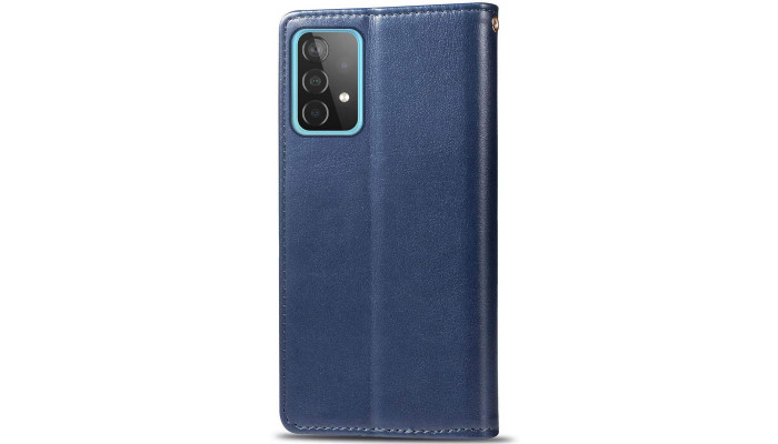 Кожаный чехол книжка GETMAN Gallant (PU) для Samsung Galaxy A53 5G Синий - фото