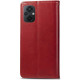 Шкіряний чохол книжка GETMAN Gallant (PU) для Xiaomi Poco M5 Червоний - фото