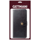 Кожаный чехол книжка GETMAN Gallant (PU) для TECNO Camon 19 Pro Черный - фото