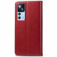 Кожаный чехол книжка GETMAN Gallant (PU) для Xiaomi 12T / 12T Pro Красный - фото