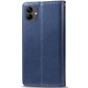 Шкіряний чохол книжка GETMAN Gallant (PU) для Samsung Galaxy A04 Синій - фото