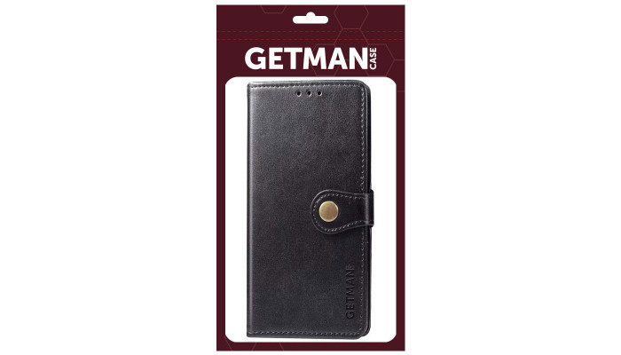 Кожаный чехол книжка GETMAN Gallant (PU) для TECNO Pop 5 LTE Черный - фото