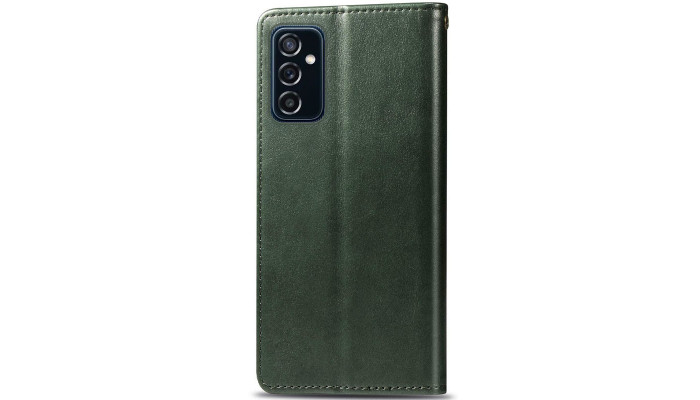 Кожаный чехол книжка GETMAN Gallant (PU) для Samsung Galaxy M14 5G Зеленый - фото