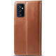 Шкіряний чохол книжка GETMAN Gallant (PU) для Samsung Galaxy M14 5G Коричневий - фото