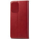 Кожаный чехол книжка GETMAN Gallant (PU) для Xiaomi Redmi Note 12S Красный - фото