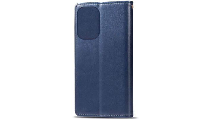 Шкіряний чохол книжка GETMAN Gallant (PU) для Xiaomi Redmi Note 12S Синій - фото