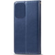 Кожаный чехол книжка GETMAN Gallant (PU) для Xiaomi Redmi 12 Синий - фото