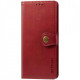 Кожаный чехол книжка GETMAN Gallant (PU) для Samsung Galaxy A05 Красный - фото