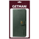Кожаный чехол книжка GETMAN Gallant (PU) для Samsung Galaxy S24 Зеленый - фото