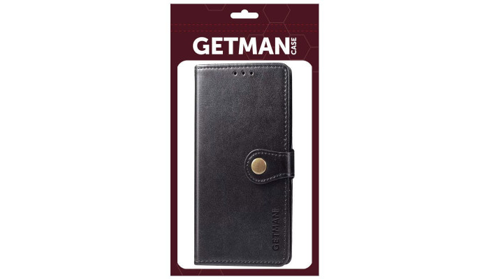 Кожаный чехол книжка GETMAN Gallant (PU) для Samsung Galaxy S24 Черный - фото