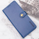 Шкіряний чохол книжка GETMAN Gallant (PU) для Xiaomi Redmi Note 13 Pro+ Синій - фото