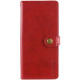 Кожаный чехол книжка GETMAN Gallant (PU) для Xiaomi Redmi Note 13 4G Красный - фото