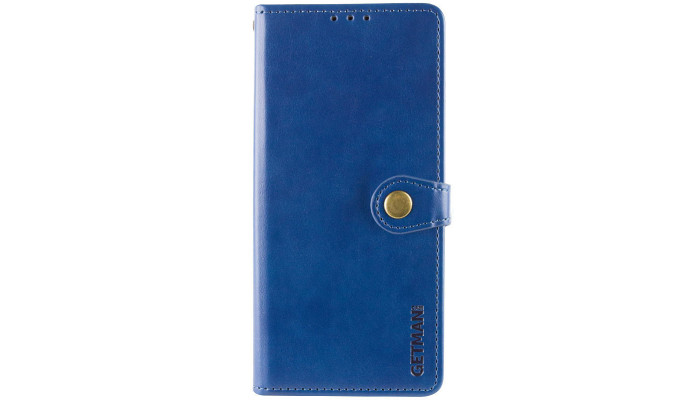 Шкіряний чохол книжка GETMAN Gallant (PU) для Xiaomi Redmi Note 13 Pro 4G / Poco M6 Pro 4G Синій - фото