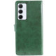 Кожаный чехол книжка GETMAN Gallant (PU) для Samsung Galaxy A35 Зеленый - фото
