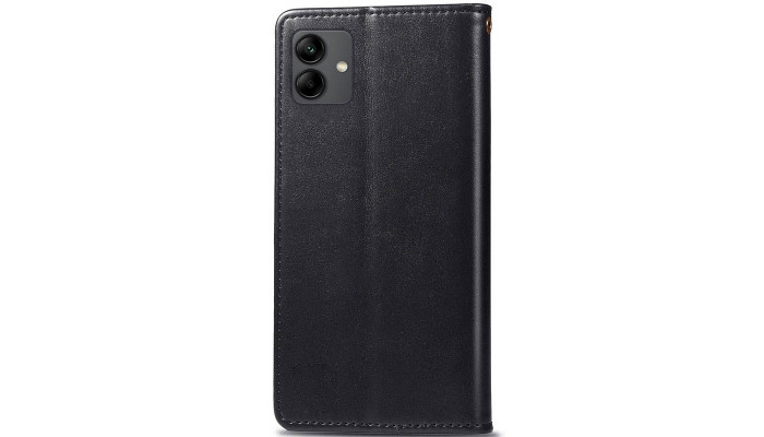 Кожаный чехол книжка GETMAN Gallant (PU) для Samsung Galaxy A06 Черный - фото