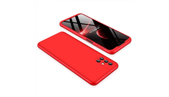 Пластиковая накладка GKK LikGus 360 градусов (opp) для Samsung Galaxy M51 Красный - фото