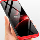 Пластиковая накладка GKK LikGus 360 градусов (opp) для Samsung Galaxy A72 4G / A72 5G Черный / Красный - фото