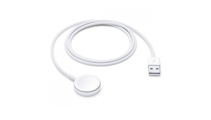 Беспроводное зарядное устройство для Apple Watch Magnetic Charger to USB Cable (1m) Белый - фото