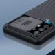 Карбоновая накладка Nillkin Camshield (шторка на камеру) для Samsung Galaxy A72 4G / A72 5G Черный / Black - фото