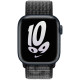 Ремінець Nylon для Apple watch 42mm/44mm/45mm/49mm Black / Summit White - фото