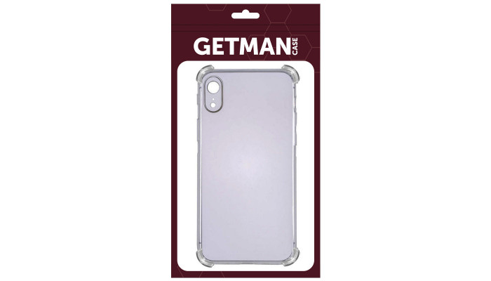 TPU чохол GETMAN Ease logo посилені кути для Apple iPhone XR (6.1
