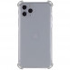 TPU чехол GETMAN Ease logo усиленные углы для Apple iPhone 12 Pro Max (6.7") Серый (прозрачный)