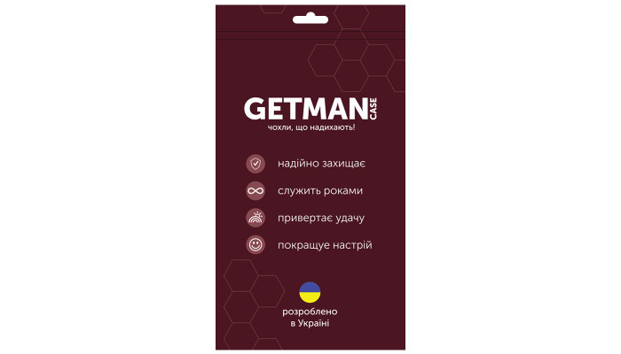 TPU чохол GETMAN Ease logo посилені кути для Apple iPhone 13 Pro Max (6.7