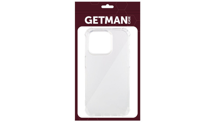 TPU чохол GETMAN Ease logo посилені кути для Apple iPhone 14 Pro (6.1