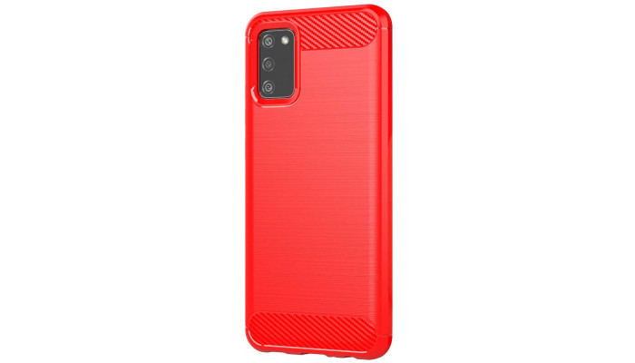 TPU чехол Slim Series для Samsung Galaxy A02s Красный - фото