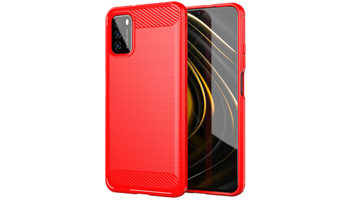 TPU чехол Slim Series для Xiaomi Redmi Note 10 5G / Poco M3 Pro Красный - фото