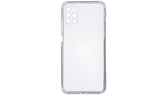 TPU чохол GETMAN Clear 1,0 mm для Samsung Galaxy M51 Безбарвний (прозорий) - фото