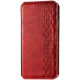 Кожаный чехол книжка GETMAN Cubic (PU) для Xiaomi Redmi 9A Красный - фото