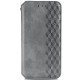 Шкіряний чохол книжка GETMAN Cubic (PU) для Samsung Galaxy S20 FE Сірий - фото