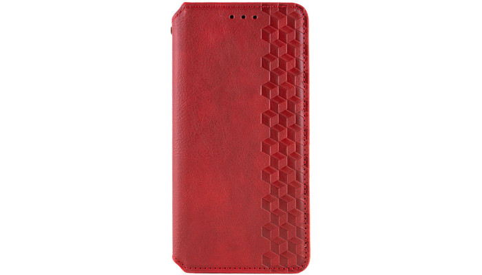 Кожаный чехол книжка GETMAN Cubic (PU) для Samsung Galaxy A54 5G Красный - фото