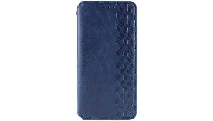 Кожаный чехол книжка GETMAN Cubic (PU) для Samsung Galaxy A54 5G Синий - фото
