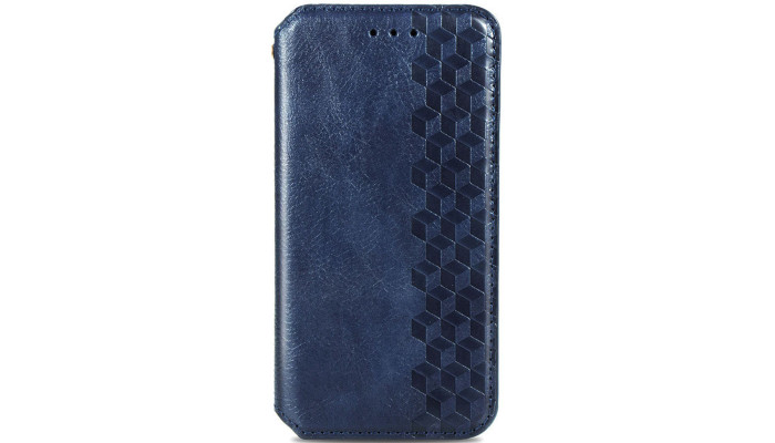 Шкіряний чохол книжка GETMAN Cubic (PU) для Samsung Galaxy A52 4G / A52 5G / A52s Синій - фото