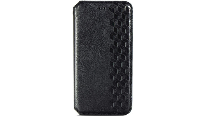 Кожаный чехол книжка GETMAN Cubic (PU) для Samsung Galaxy A52 4G / A52 5G / A52s Черный - фото