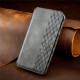 Кожаный чехол книжка GETMAN Cubic (PU) для Samsung Galaxy S21 FE Серый - фото