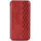 Кожаный чехол книжка GETMAN Cubic (PU) для Samsung Galaxy M23 5G / M13 4G Красный - фото