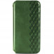 Шкіряний чохол книжка GETMAN Cubic (PU) для Samsung Galaxy M33 5G Зелений